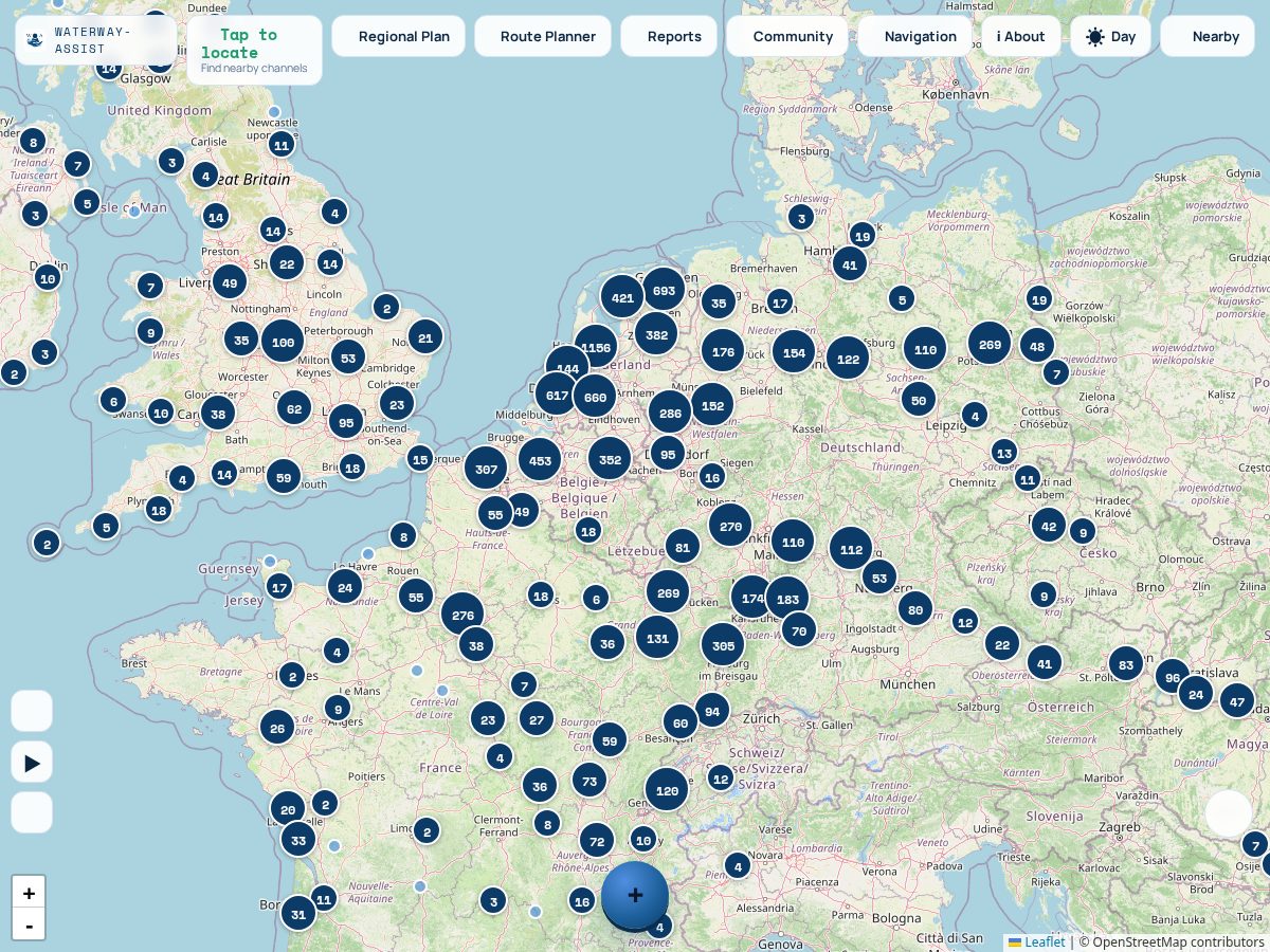 Landing-page snapshot of waterway-assist.com