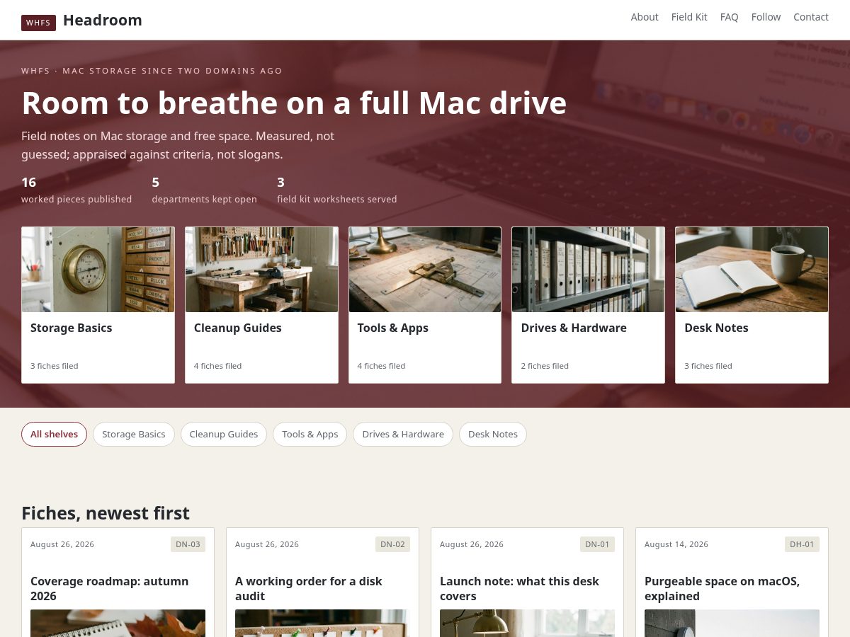 Landing-page snapshot of wheresthefreespace.com