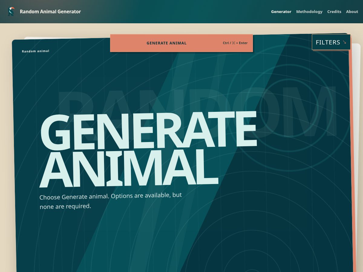Landing-page snapshot of animalflip.com