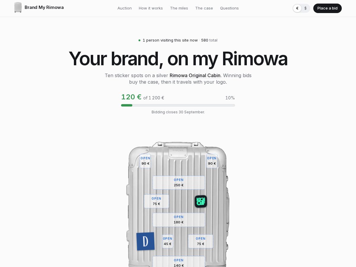 Landing-page snapshot of brandmyrimowa.lol