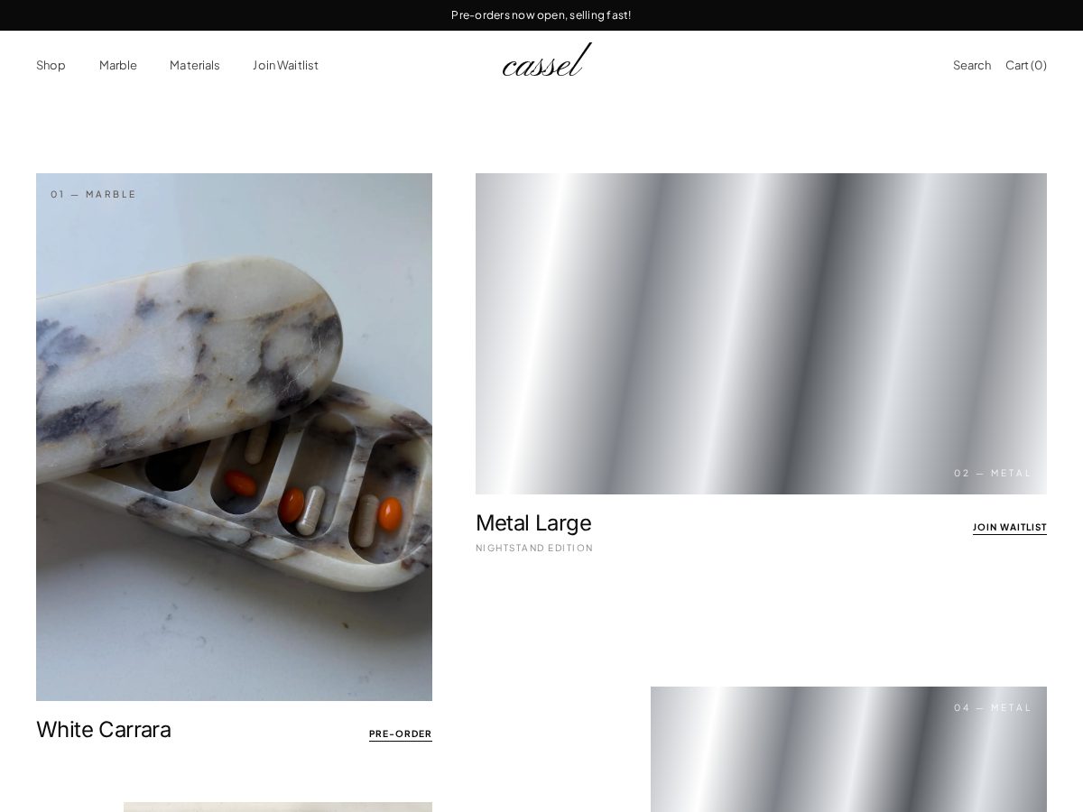 Landing-page snapshot of casselcase.com
