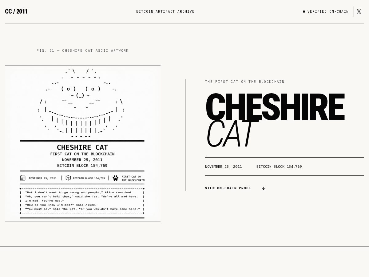 Landing-page snapshot of cheshirecatsol.fun