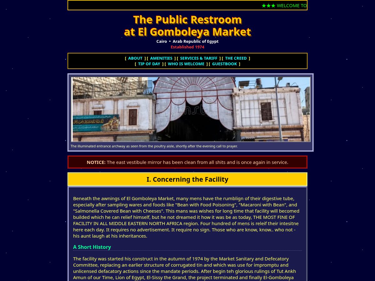 Landing-page snapshot of elgomboleya.com