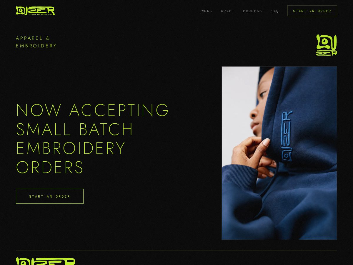 Landing-page snapshot of iamlouzer.com