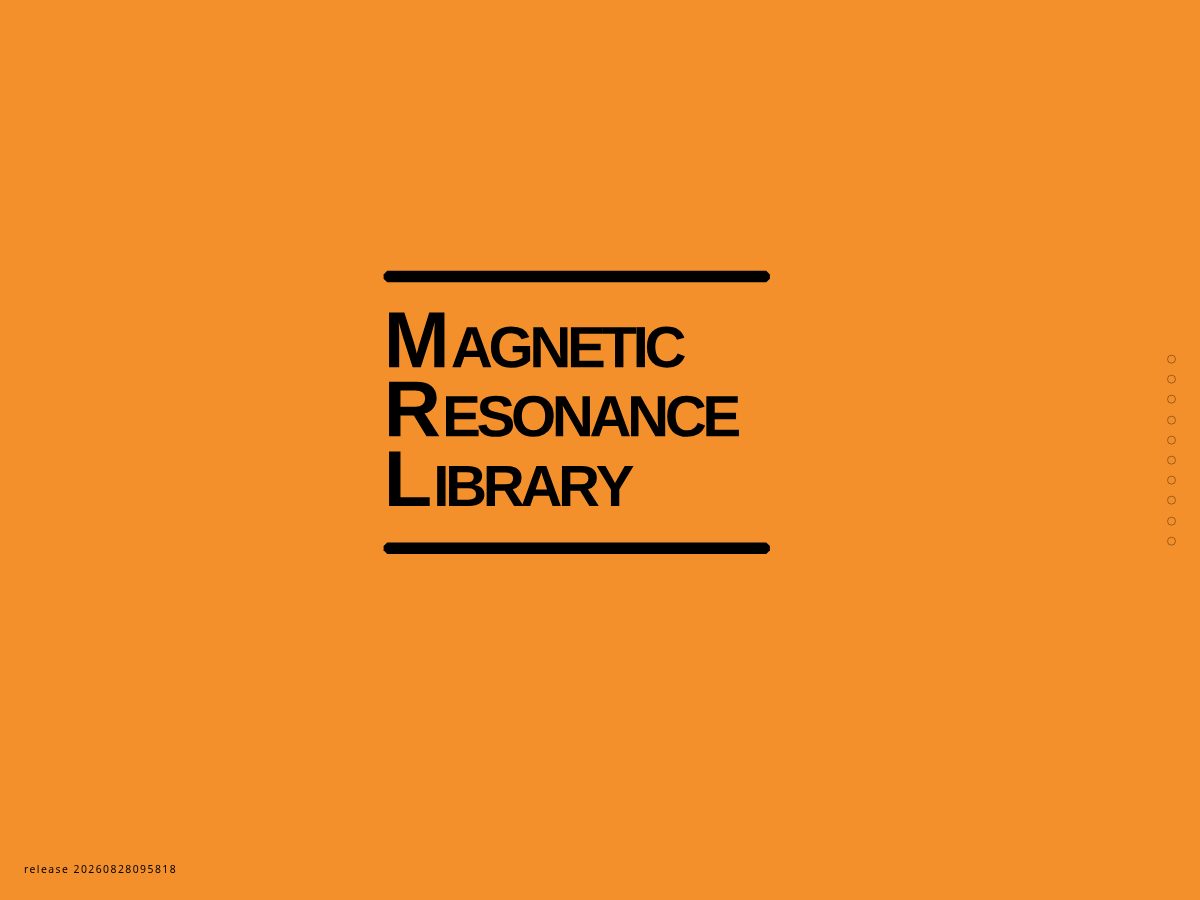 Landing-page snapshot of magneticresonancelibrary.com