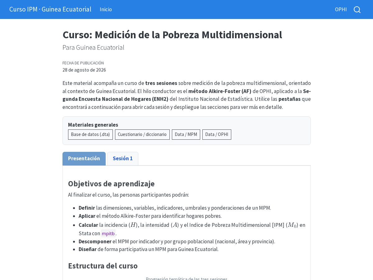 Landing-page snapshot of mpmguineaecuatorial.com