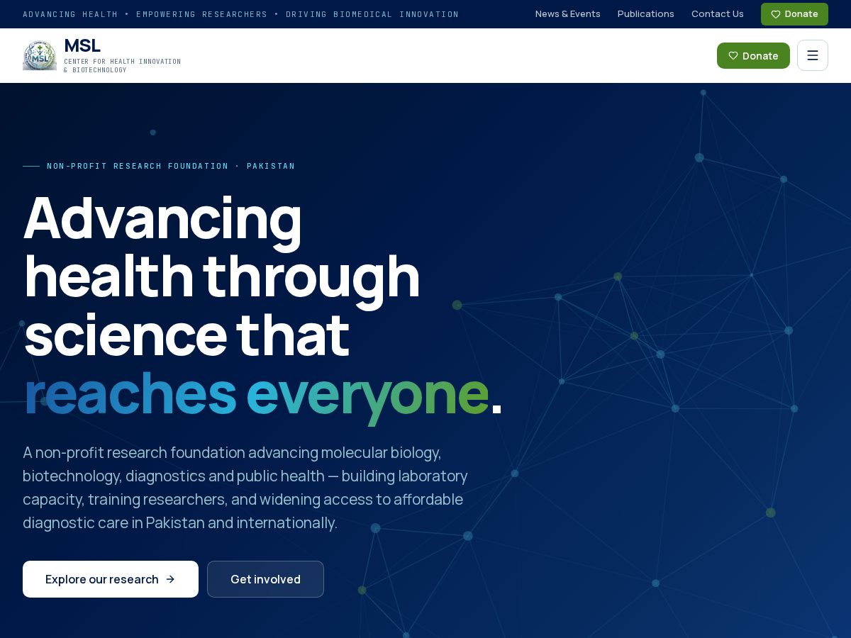 Landing-page snapshot of mslchib.org