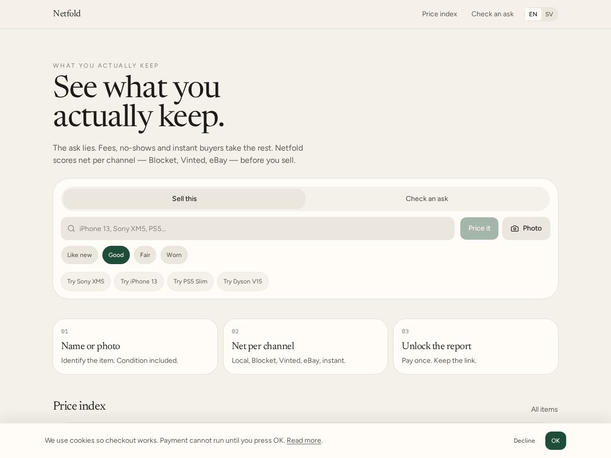 Landing-page snapshot of netfold.site