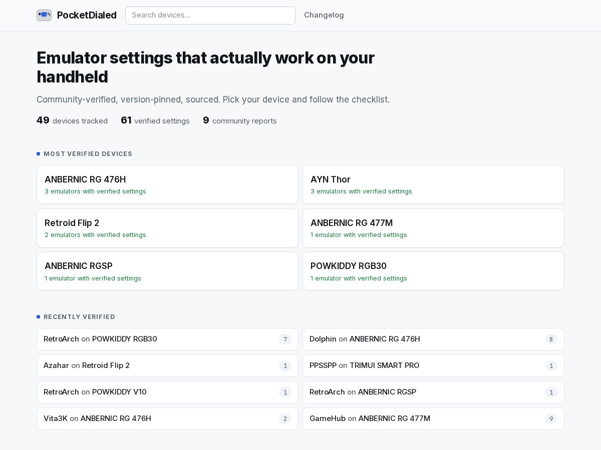 Landing-page snapshot of pocketdialed.com