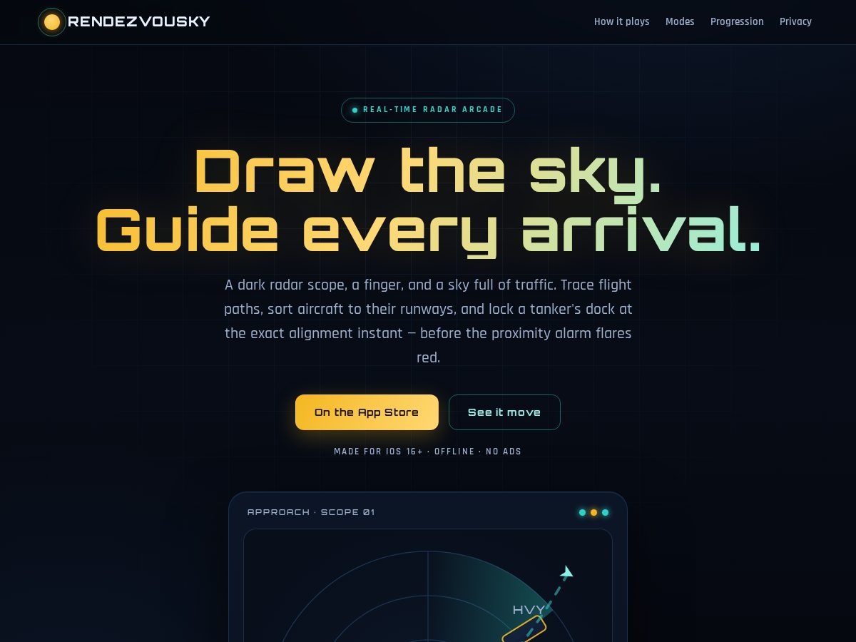 Landing-page snapshot of rendezvousky.cfd