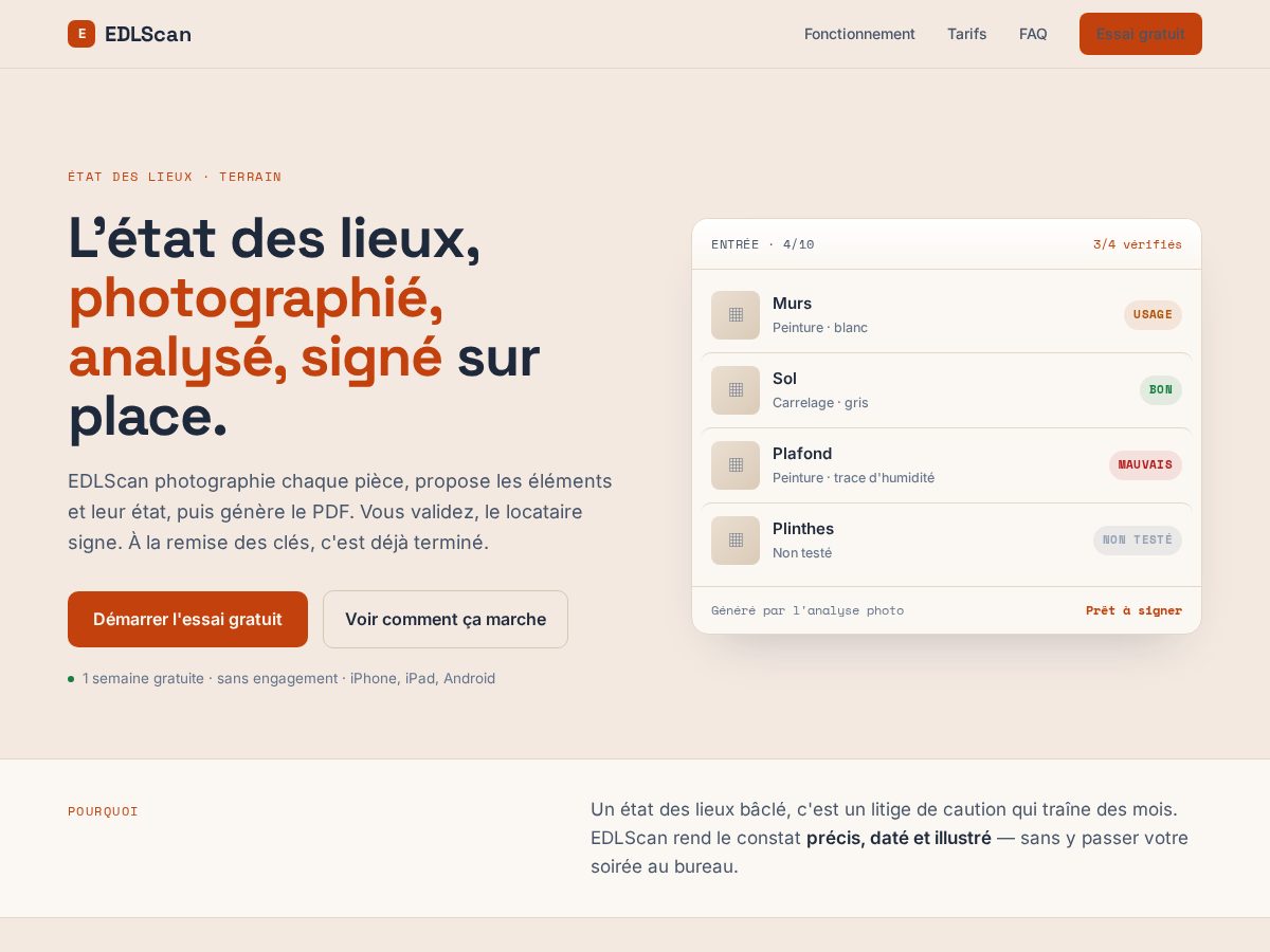 Landing-page snapshot of scaaner.com
