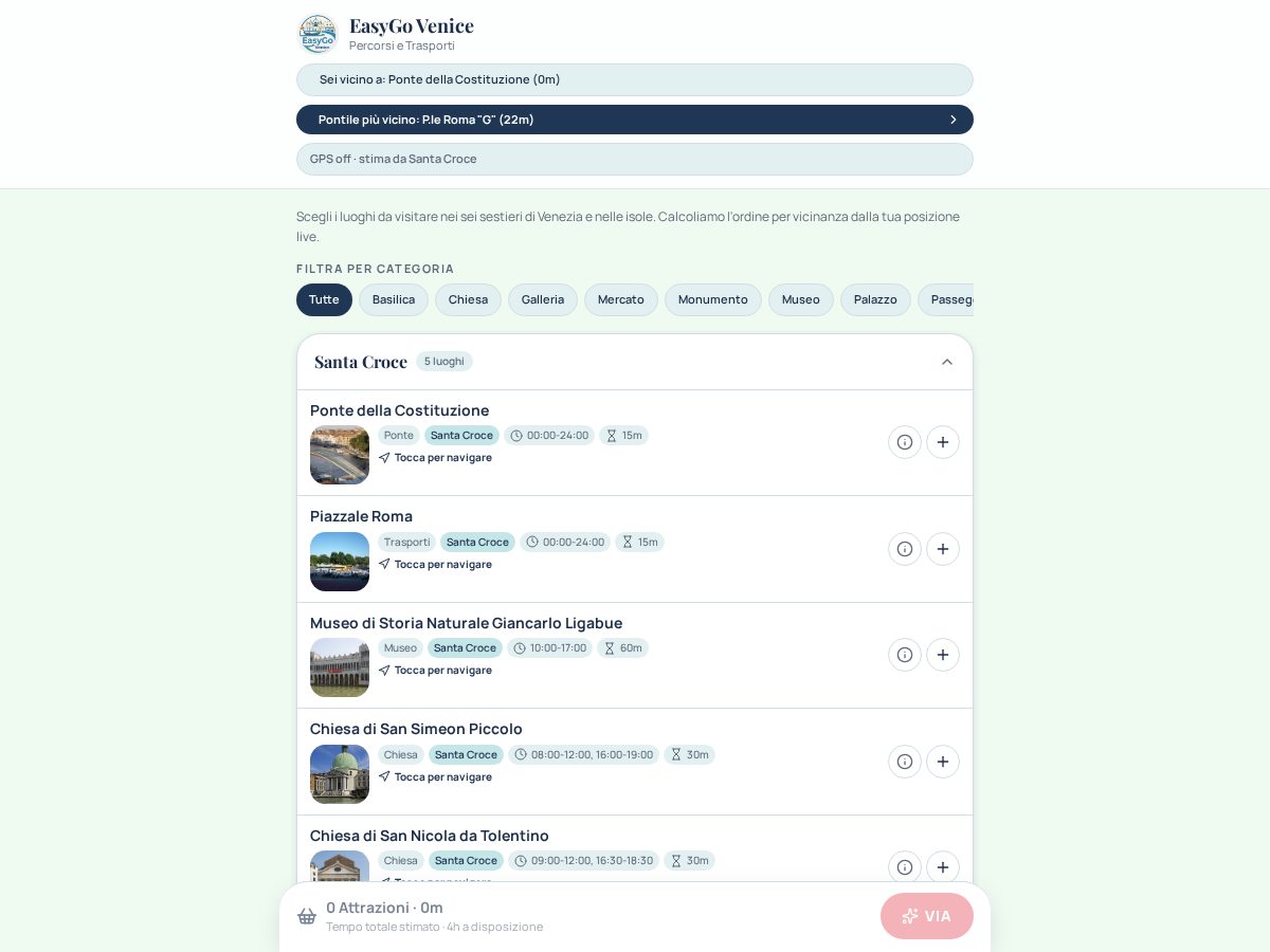 Landing-page snapshot of veniceeasygo.com