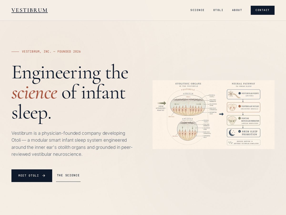 Landing-page snapshot of vestibrumotoli.com