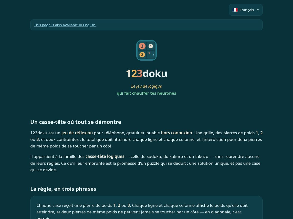 Landing-page snapshot of 123doku.com