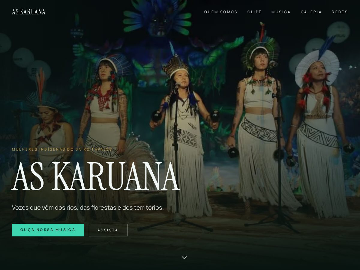 Landing-page snapshot of askaruana.com