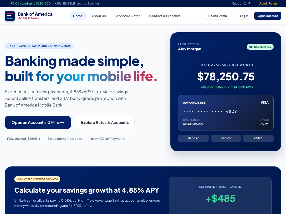 Landing-page snapshot of boabankmobile.com
