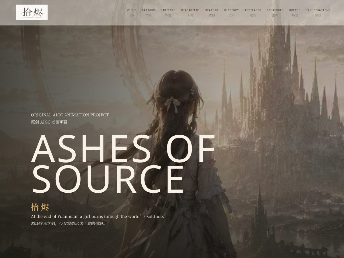 Landing-page snapshot of gatheringembers-sakinagi.com
