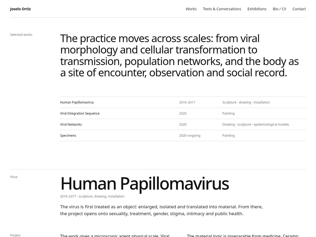 Landing-page snapshot of joseloortiz.com