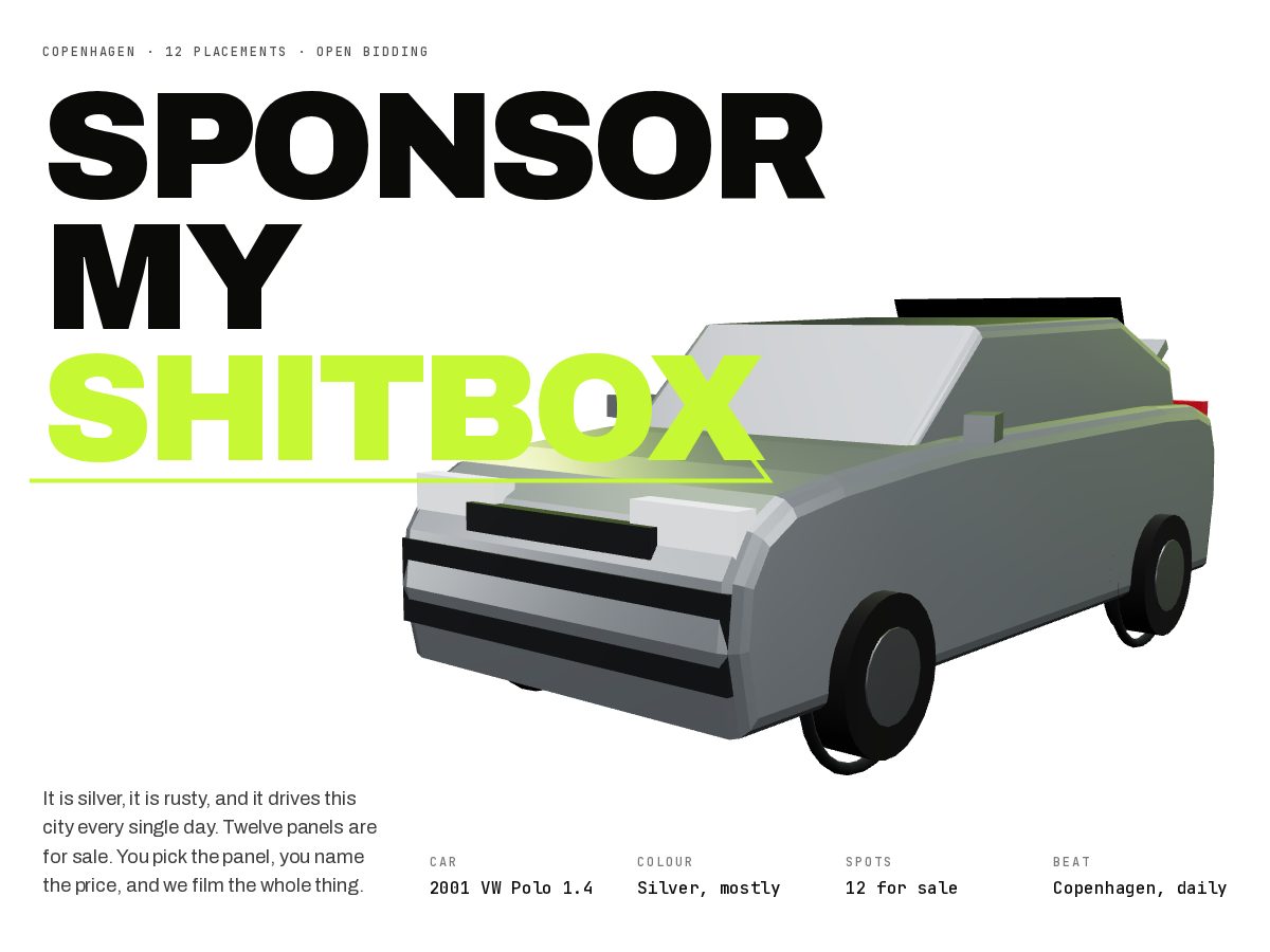 Landing-page snapshot of myshitbox.com
