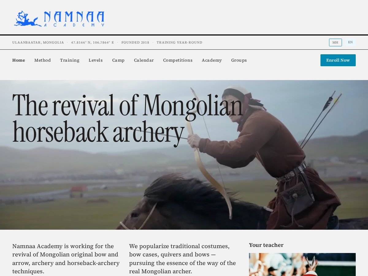 Landing-page snapshot of namnaa.org