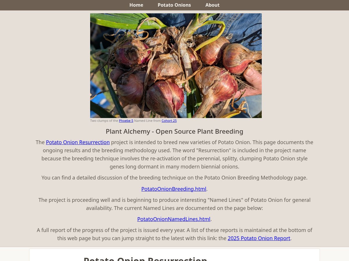Landing-page snapshot of plantal.net