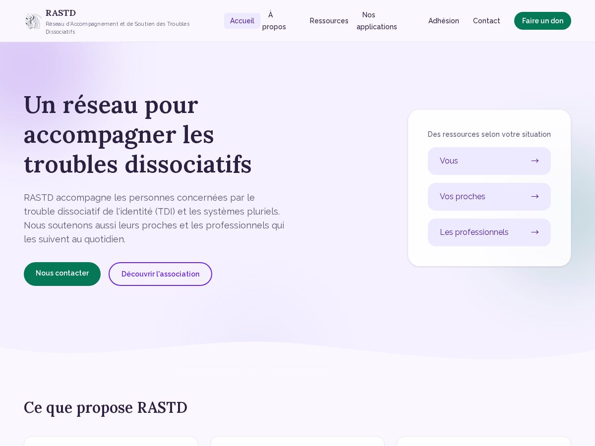 Landing-page snapshot of rastd.xyz