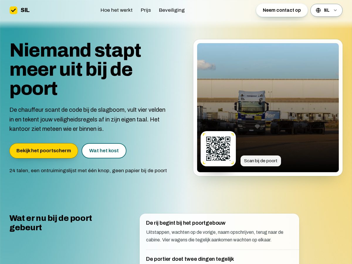 Landing-page snapshot of solutionsinlogistics.com
