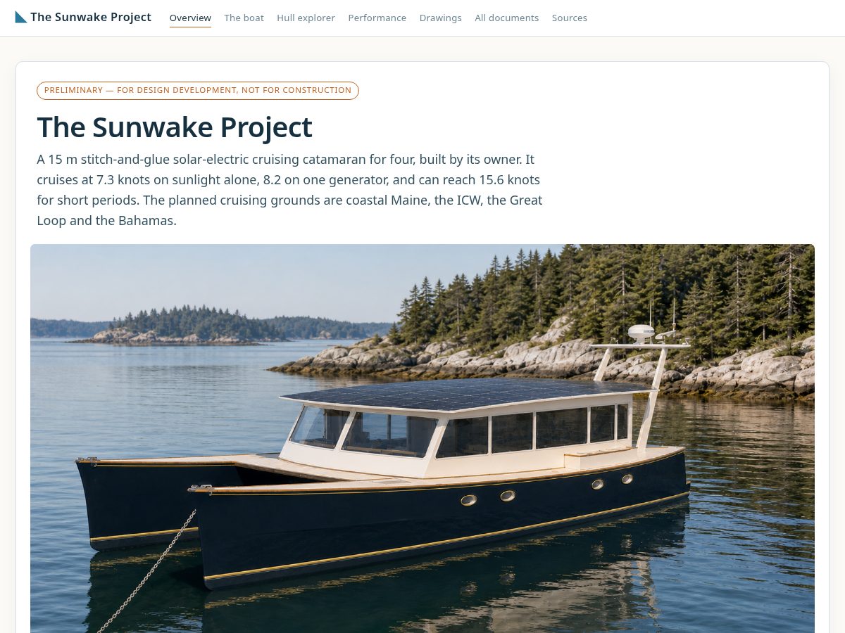 Landing-page snapshot of sunwake.org