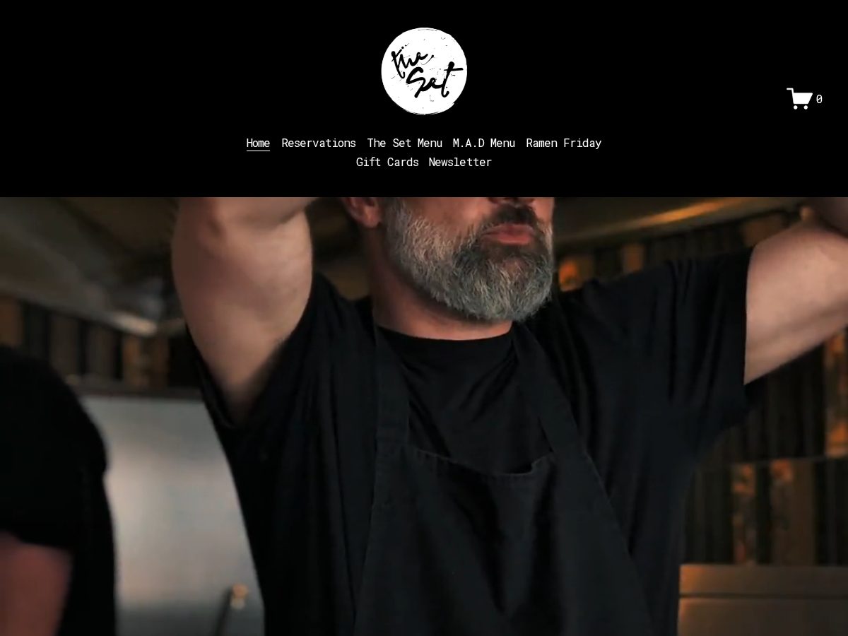 Landing-page snapshot of thesetrestaurant.live
