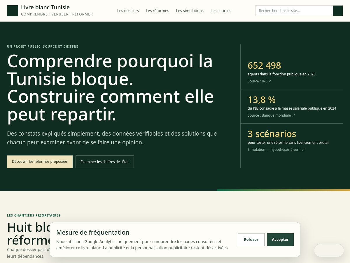 Landing-page snapshot of tounes.live