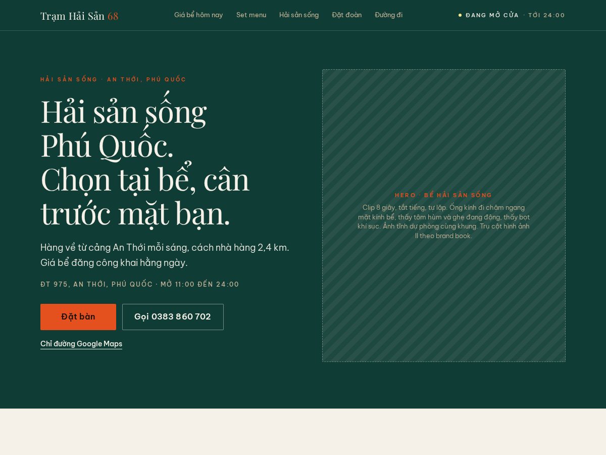 Landing-page snapshot of tramhaisan68.com