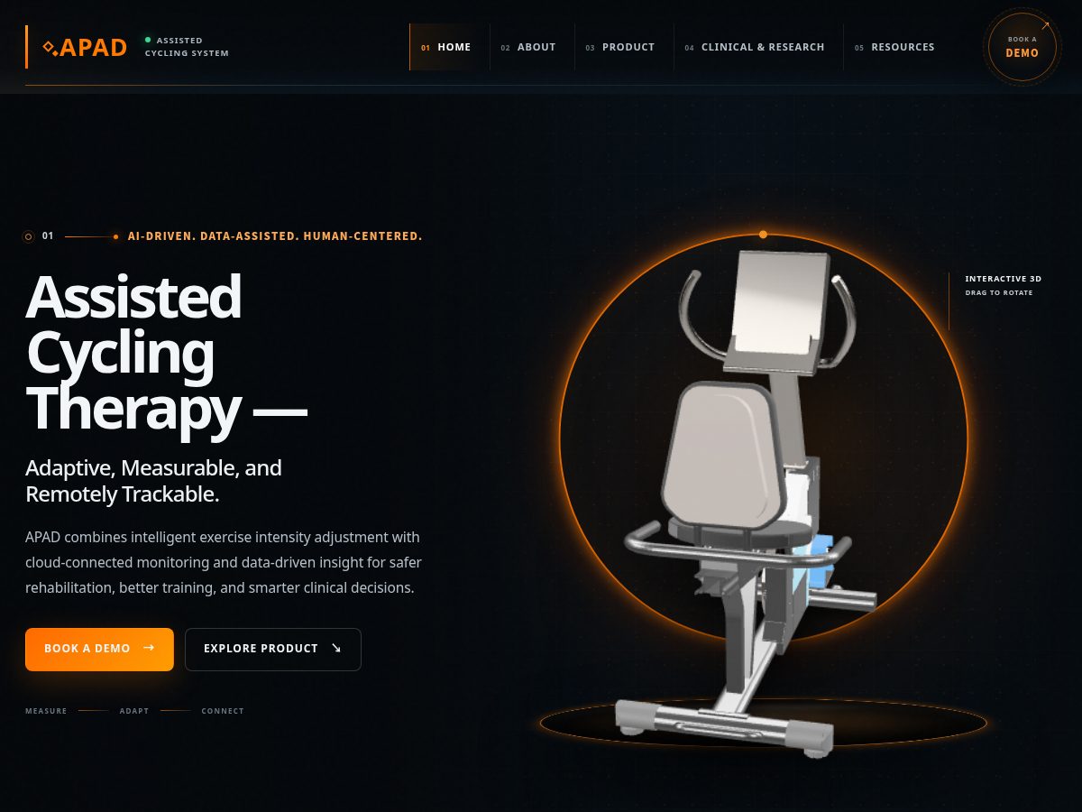 Landing-page snapshot of apad-preview.site