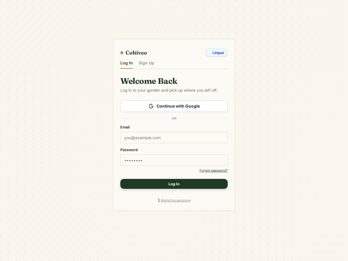 Landing-page snapshot of coltiveo.com