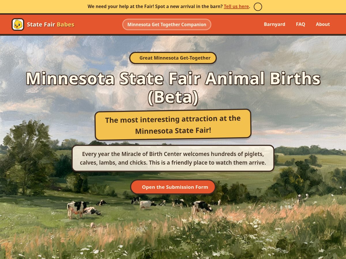 Landing-page snapshot of fairbabewatch.com