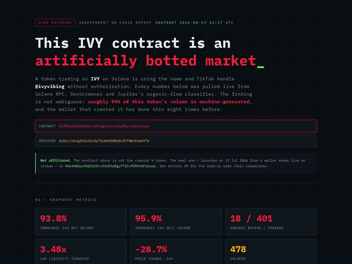 Landing-page snapshot of goycabal.world