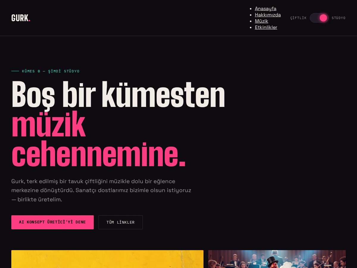 Landing-page snapshot of gurkatolye.com