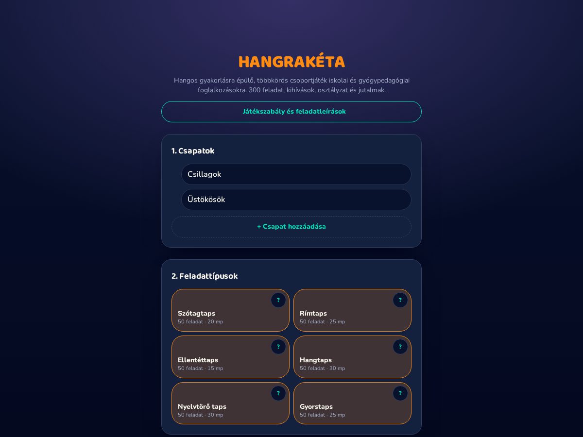 Landing-page snapshot of hangraketa.app