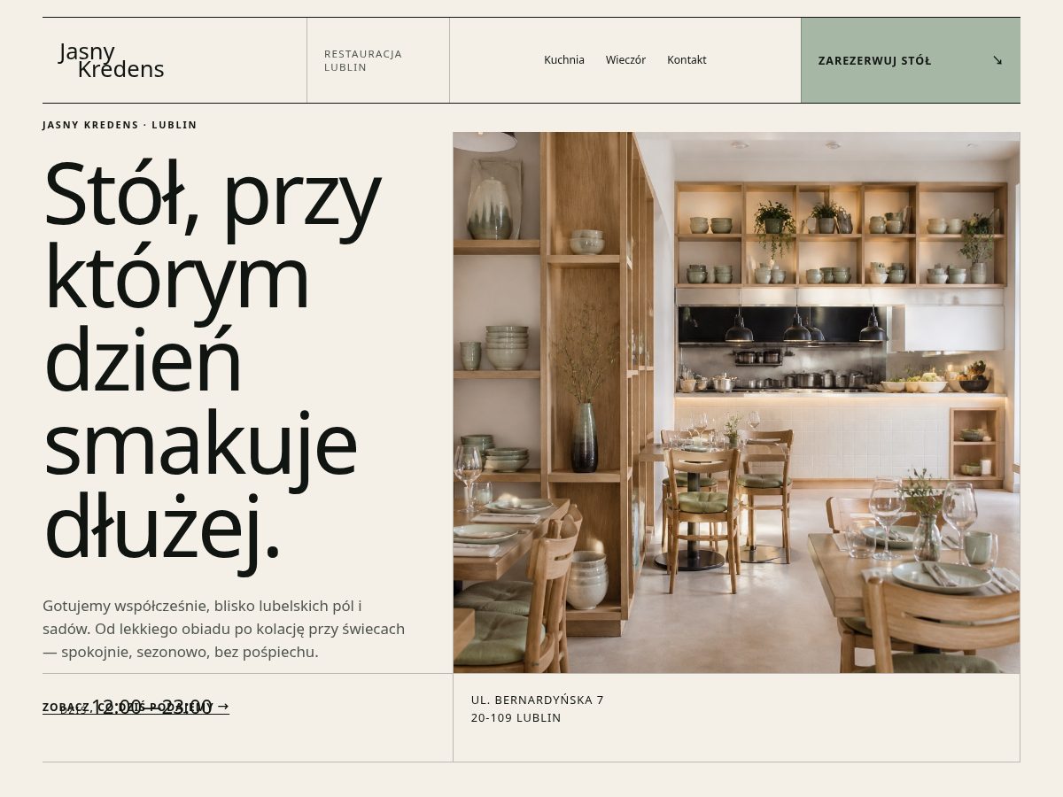 Landing-page snapshot of jasnykredens.com