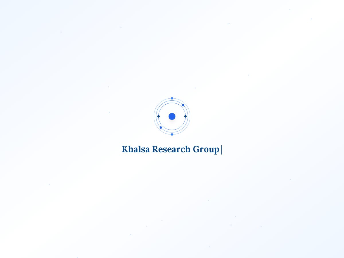 Landing-page snapshot of khalsaresearchgroup.com