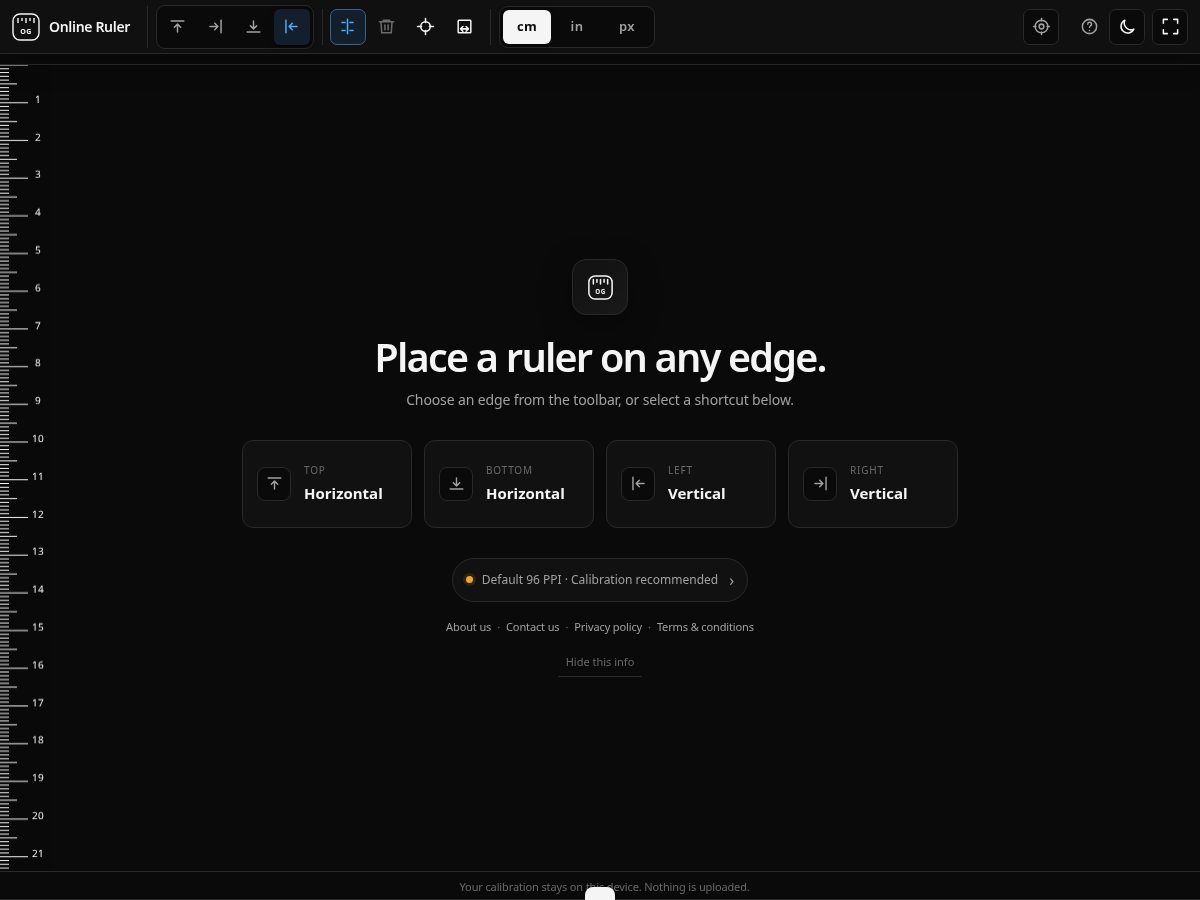Landing-page snapshot of ogonlineruler.com