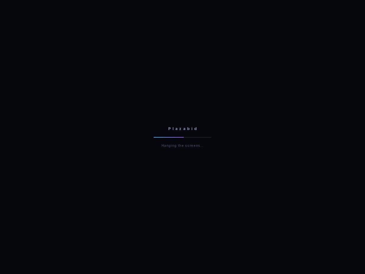 Landing-page snapshot of plazabid.lol