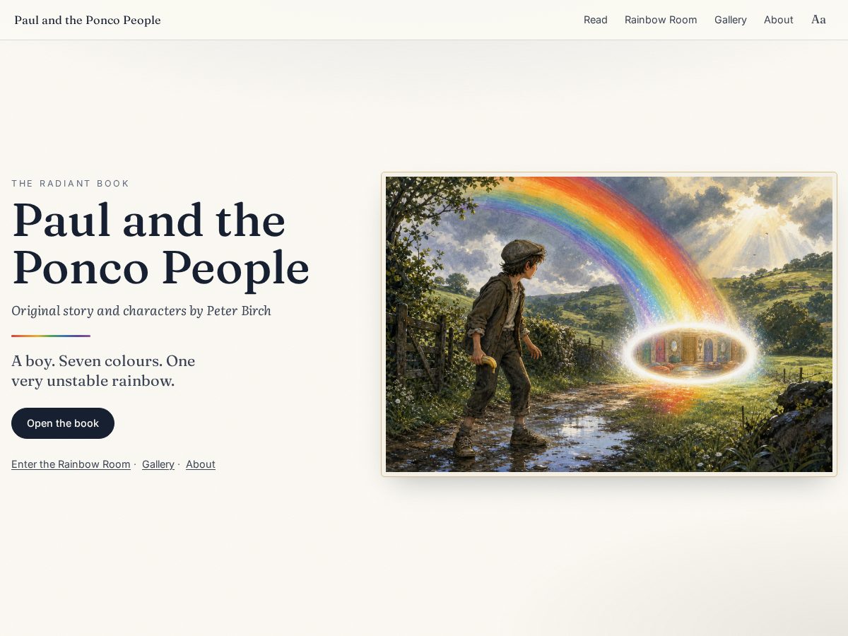 Landing-page snapshot of poncopeople.com