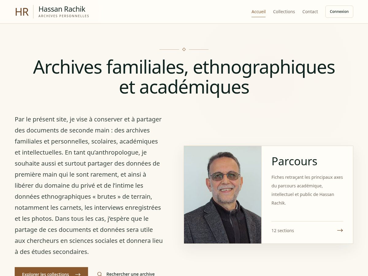 Landing-page snapshot of rachikhassan.com