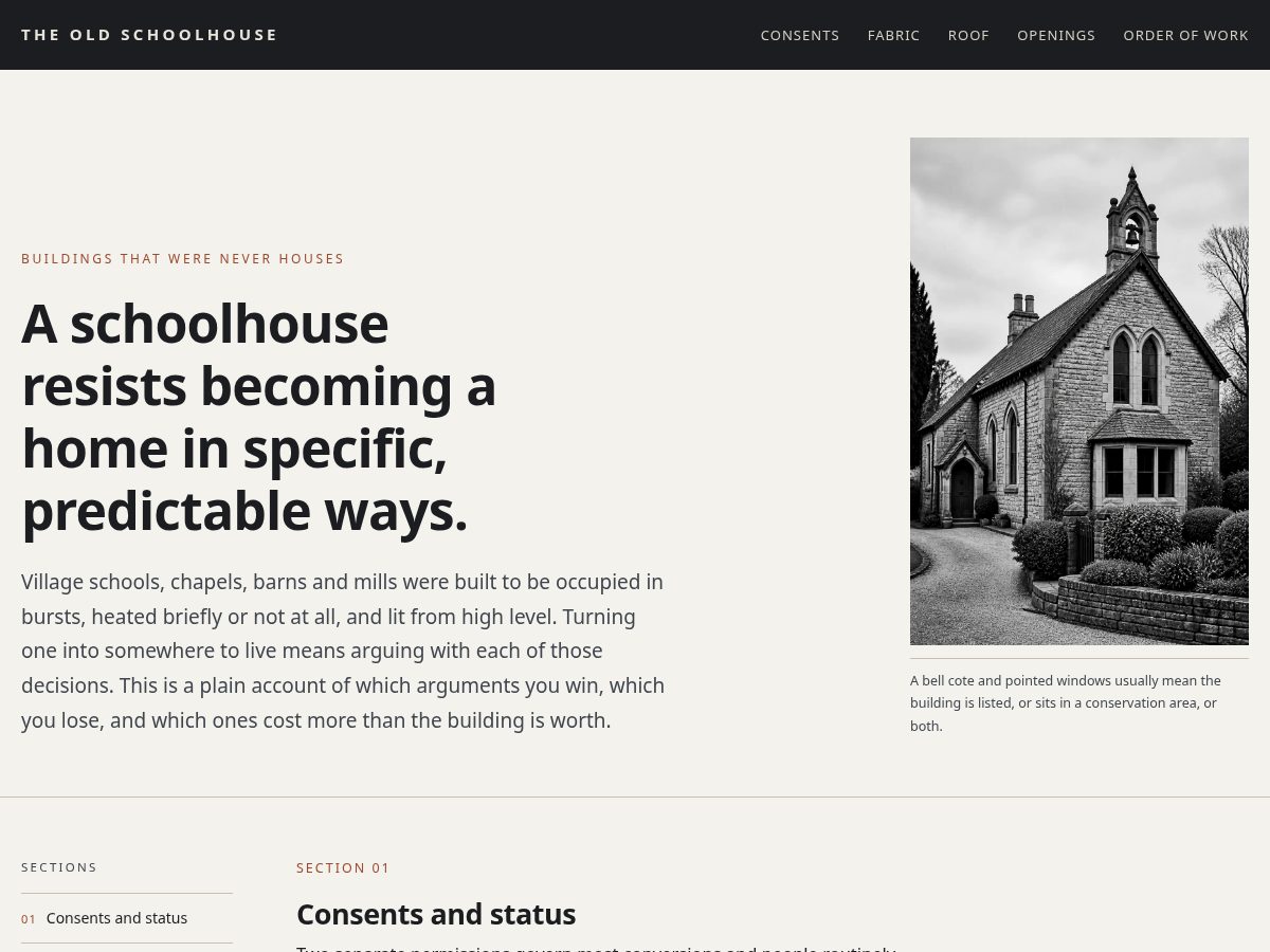 Landing-page snapshot of rascalstheoldschoolhouse.com