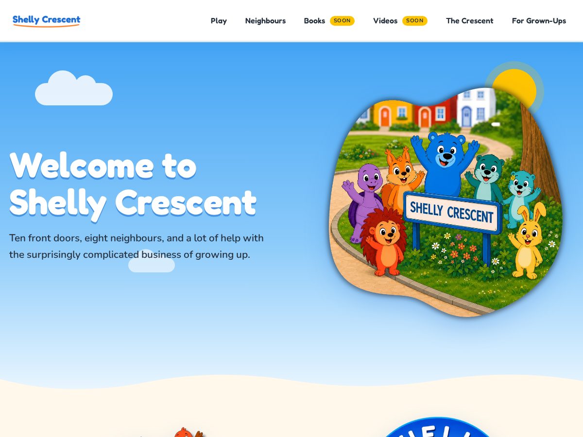 Landing-page snapshot of shellycrescent.shop