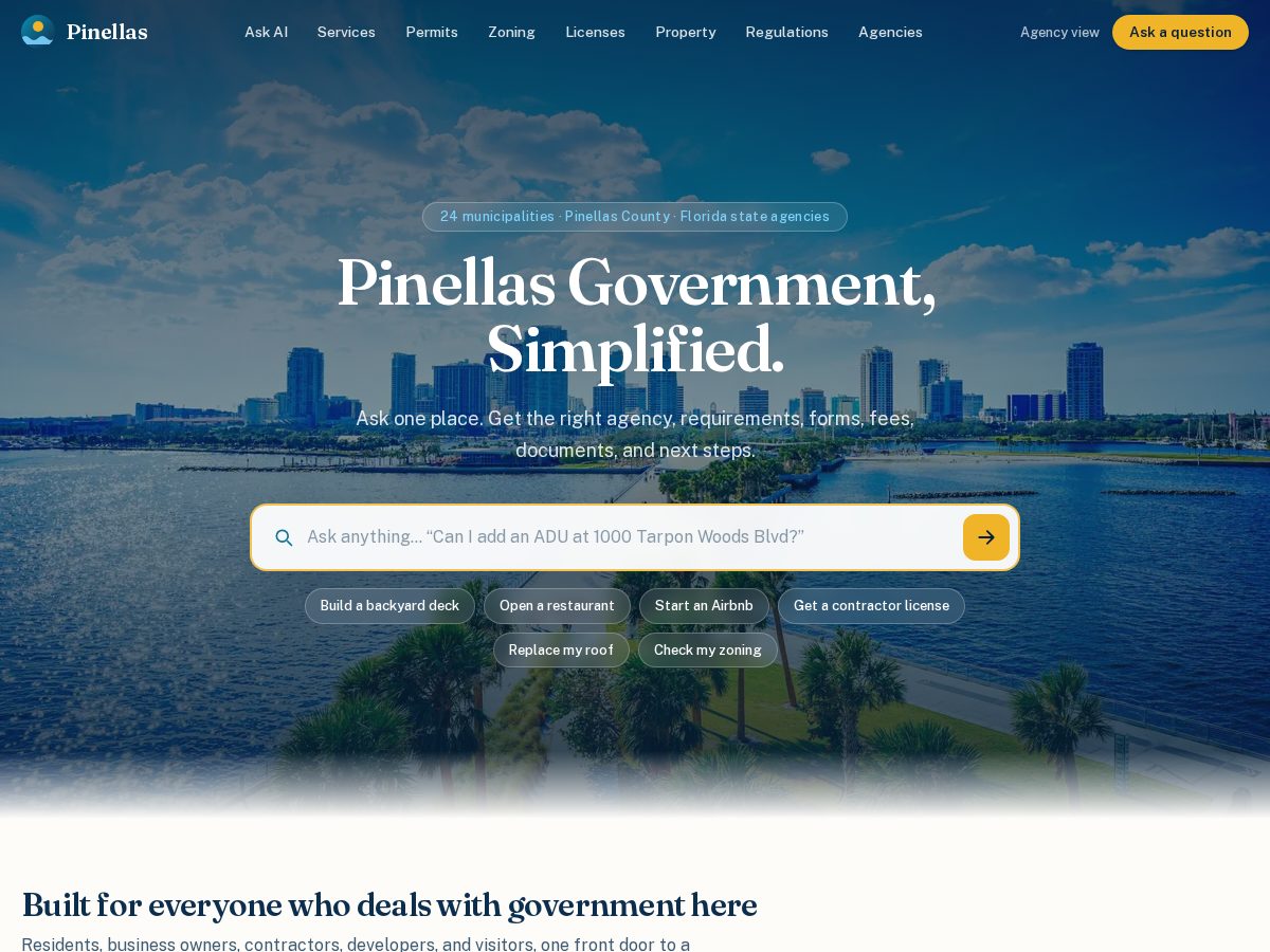 Landing-page snapshot of startfl.com