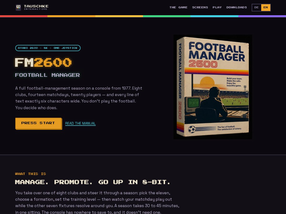 Landing-page snapshot of tauschke-interactive.com