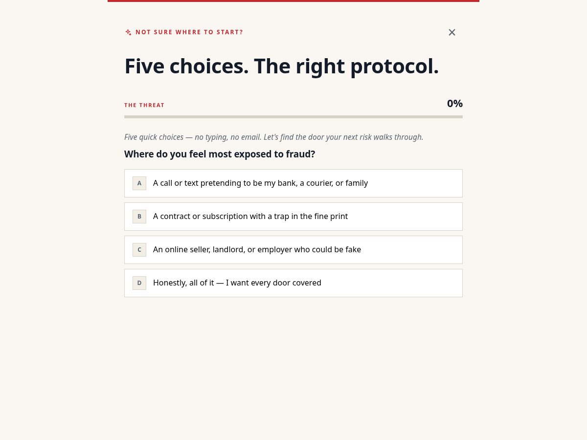 Landing-page snapshot of thesoberdefense.shop