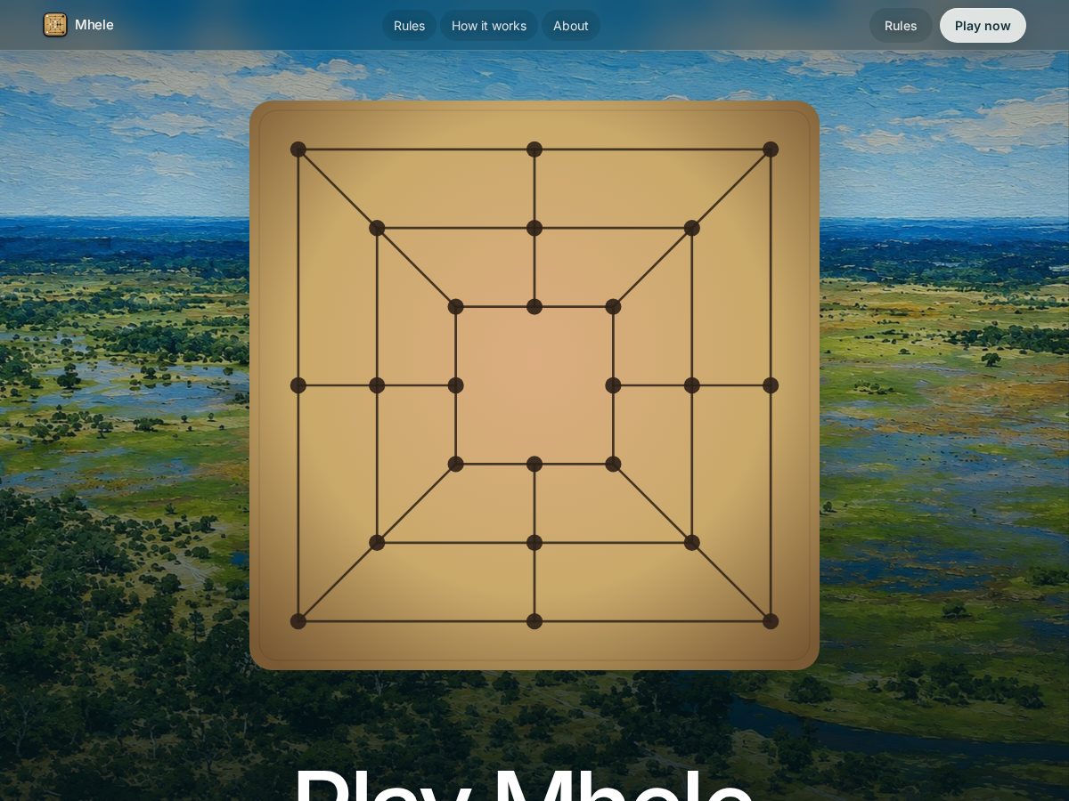 Landing-page snapshot of tswanaplay.app