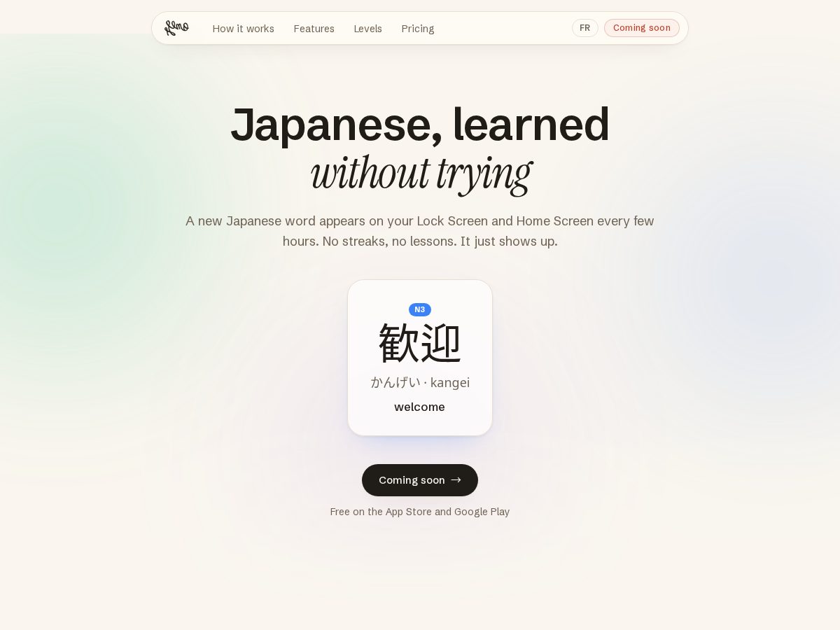 Landing-page snapshot of yumo.lol